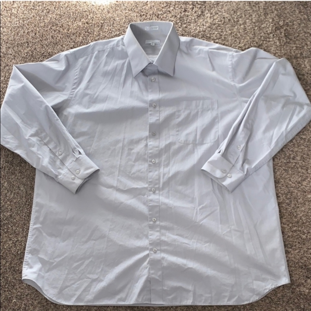 Mens Modena gray dress shirt. Size 18 1/2 tall. Great condition